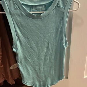 Free People Aqua Tank Top